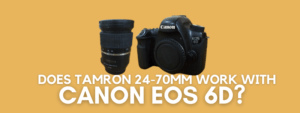 Does Tamron 24-70mm Work With Canon EOS 6D?