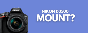 What Mount Does Nikon D3500 Have